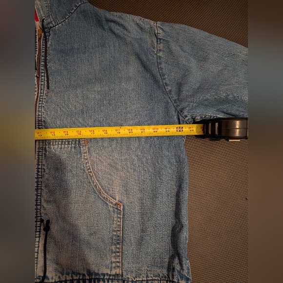 Vintage 80s Carhartt 8HJ Denim Hooded Jacket - Picture 8 of 10